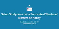 Salon Studyrama de la Poursuite d'Etudes et Masters de Nancy Nancy 2027