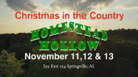 Homestead Hollow Arts & Crafts Christmas in the Country Springville 2026