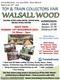 Walsall Wood Toy & Train Collectors Fair Walsall 2026